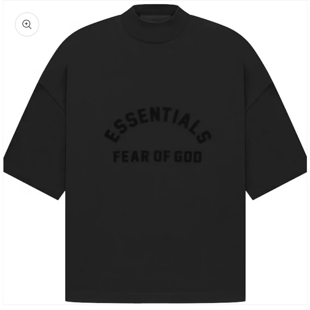 Fear of God Essentials Black T-Shirt